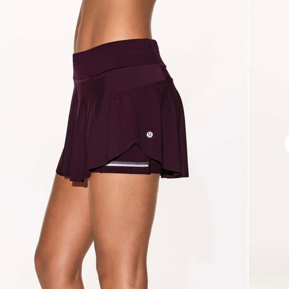 Lululemon"Quick Pace Skirt-(13") Dark Adobe
